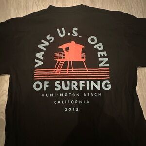 Vans Black Surfing Event Tee